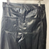 DKNY Black Women’s Soft Faux Leather Mini Boot Flare Long Pants Size 10 Black