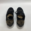 New Balance Women's Fresh Foam Roav V2 Sneaker Black /White/Leopard Print 7.5