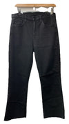 Joe's Jeans Women's The Callie Boot W/Raw Hem Size 29 Black Belt-loop DP2BLK5217