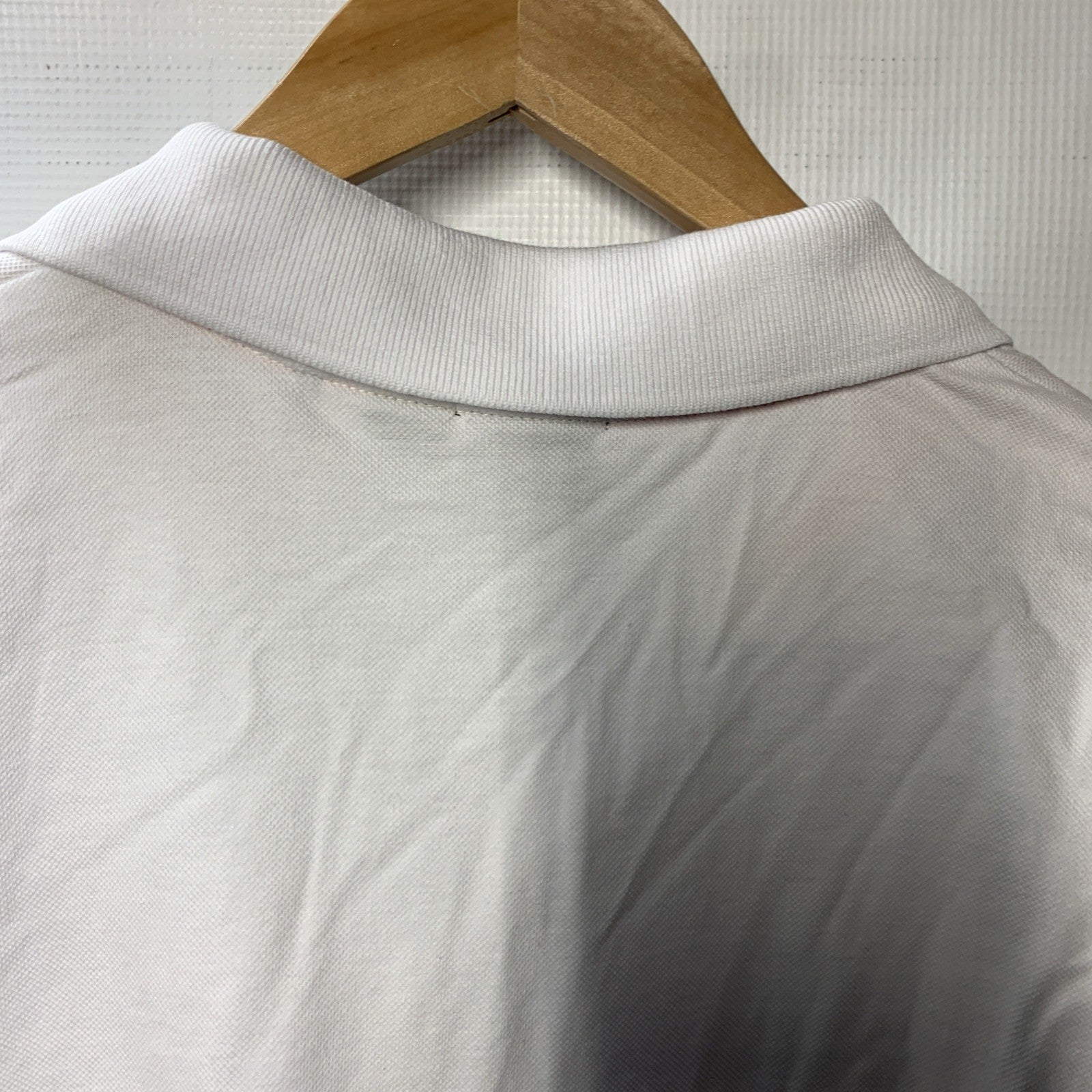 Boss Hugo Boss Men's Slim Fit Stretch Short Sleeve Polo Shirt XL White Collared