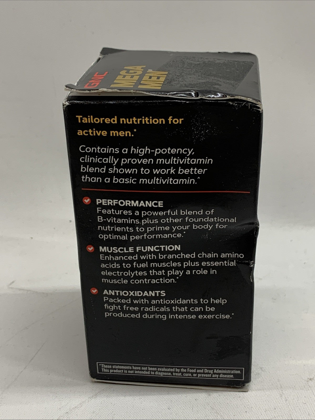 Mega Men Sport Multivitamin Caplets Athletic Performance Nutrition Muscle Functi