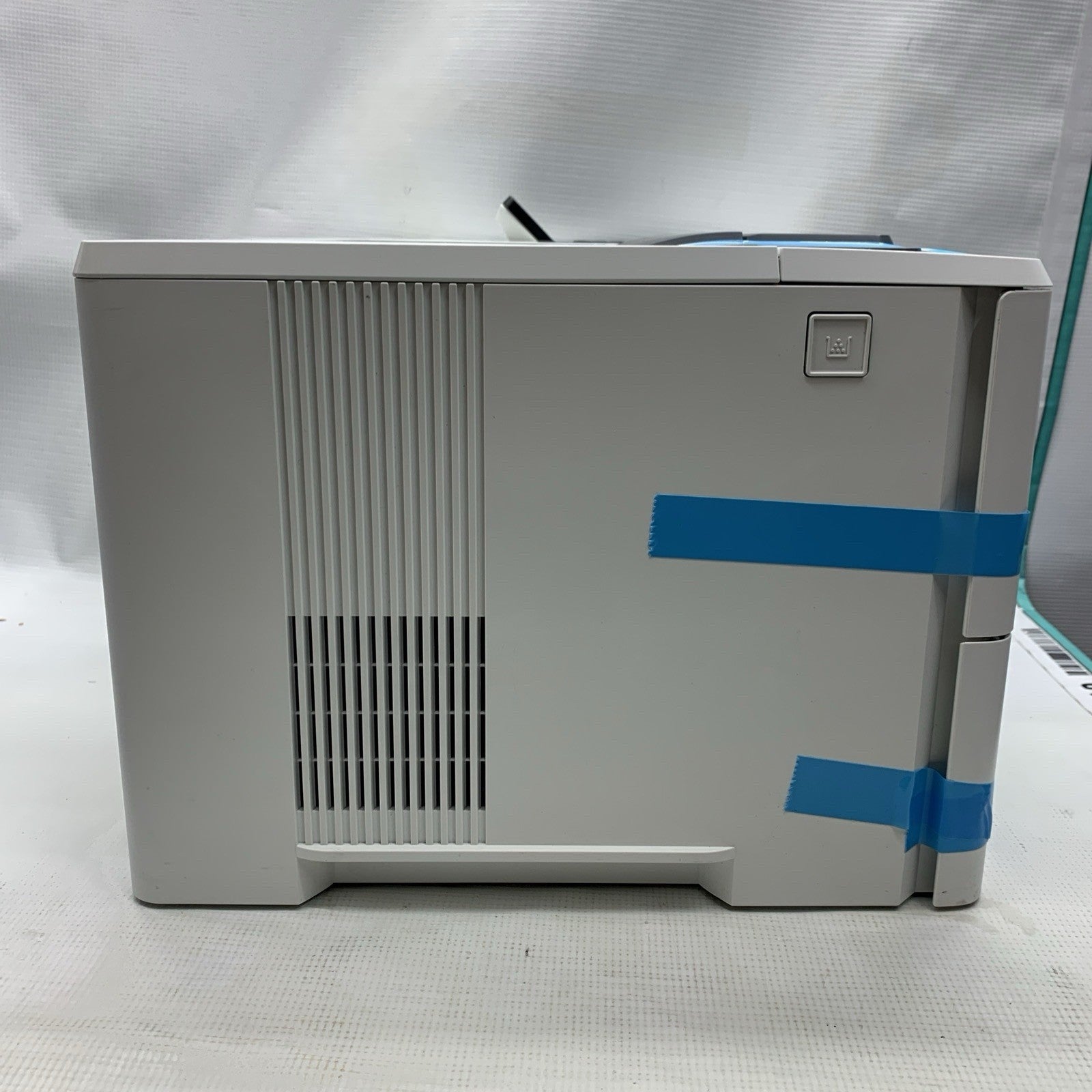 HP LaserJet Pro M501dn Printer 550 Sheet Paper Tray Black White LCD Display Back