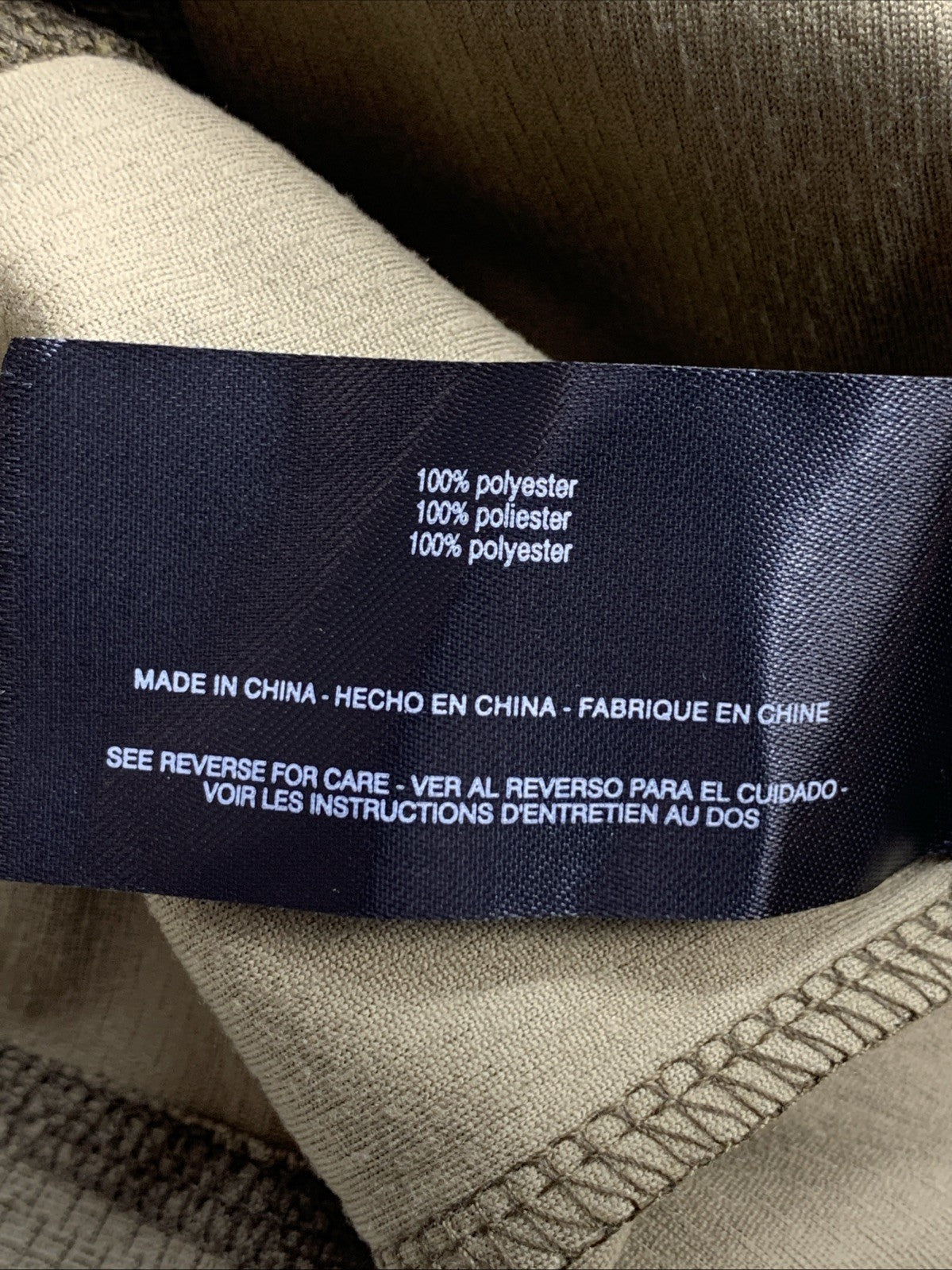 Cross Eyed Moose Mens Outer Long Sleeve Tee Dark Olive Size M Pullover Crew Neck