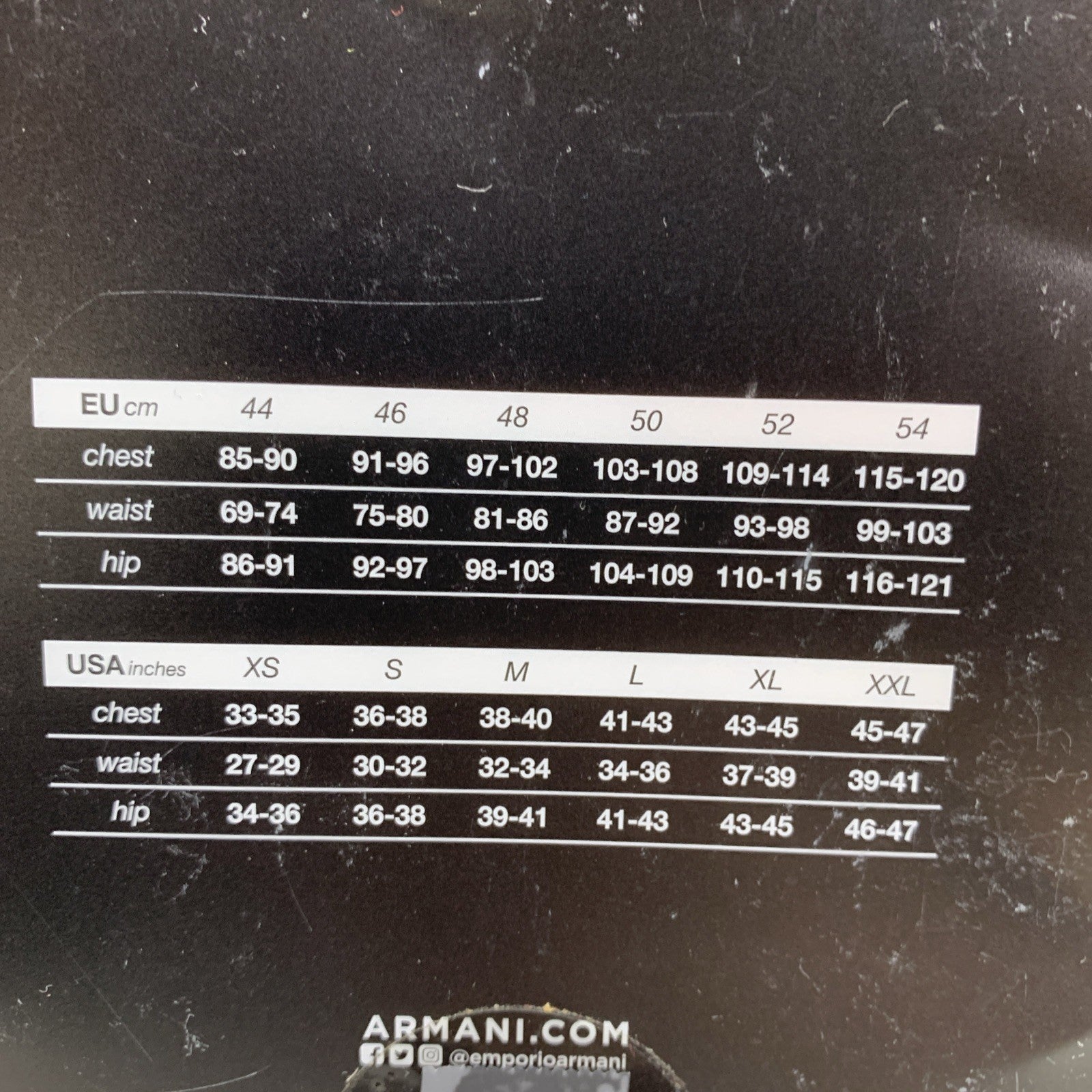 EMPORIO ARMANI Brief Pure Cotton White Red Black Size XL Underwear - 3 Pack