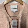 Sam Edelman Women's Colleen Novelty-Stitch Sweater Short Sleeve Cardigan Size XS