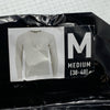 Adidas Breathable Mesh Long Sleeve Shirt Size Large White RN#90288 Activewear