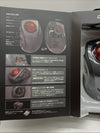 ELECOM DEFT PRO Trackball Mouse Optical 8 Buttons DPI Switch Black Red