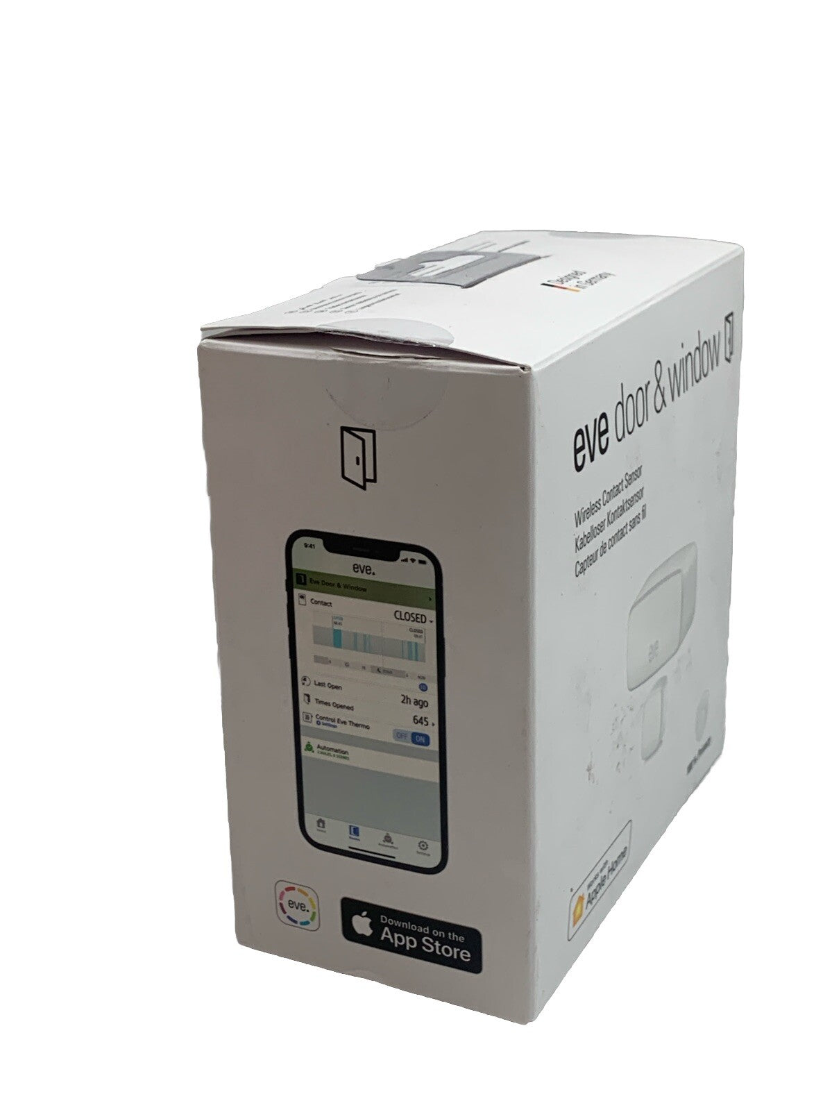 Eve White Bluetooth Automatic Control Smart Contact Sensor For Doors & Windows