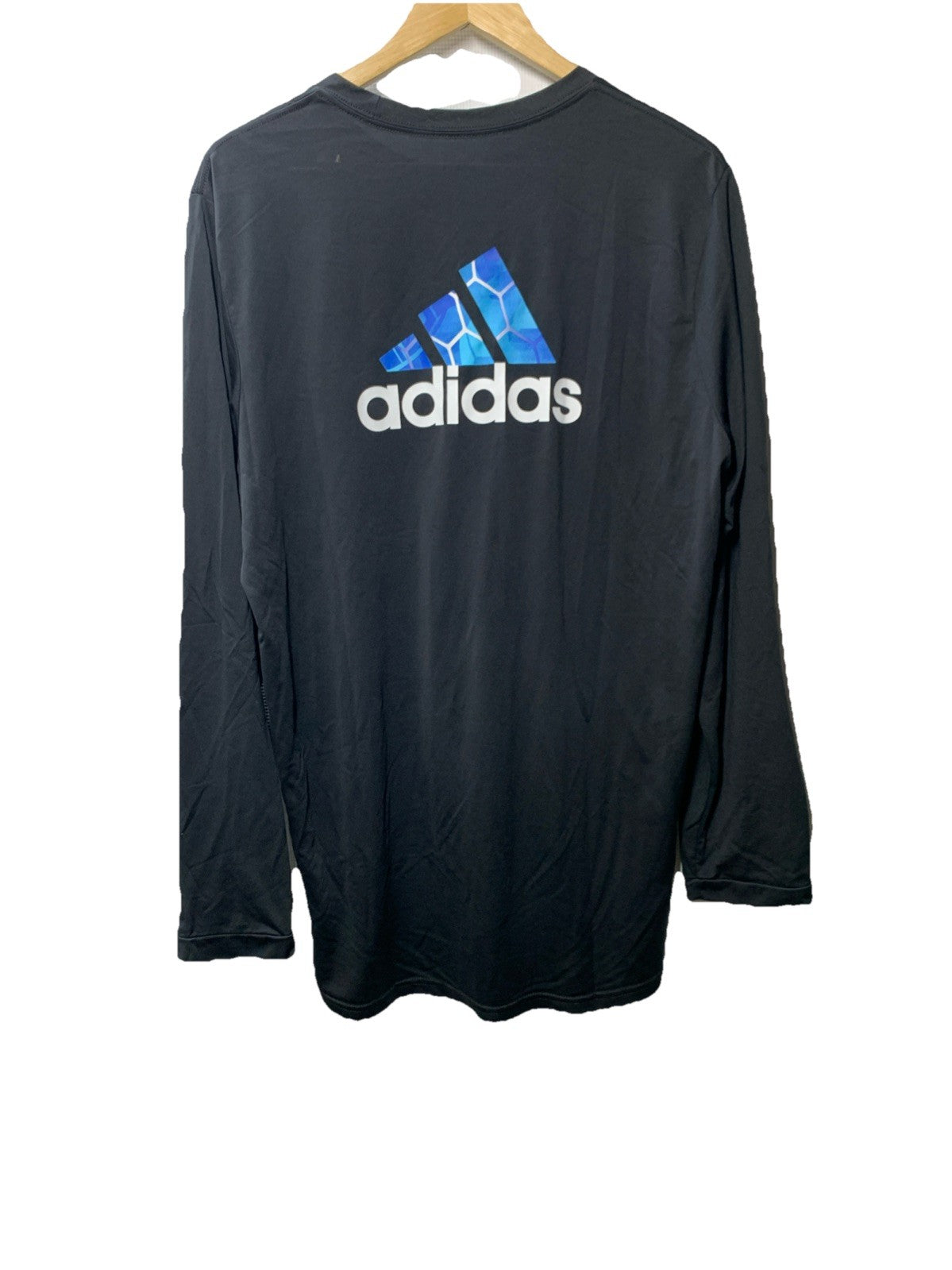 adidas Men's San Jose Earthquakes MLS Long Sleeve T-Shirt Black Long Sleeve XL