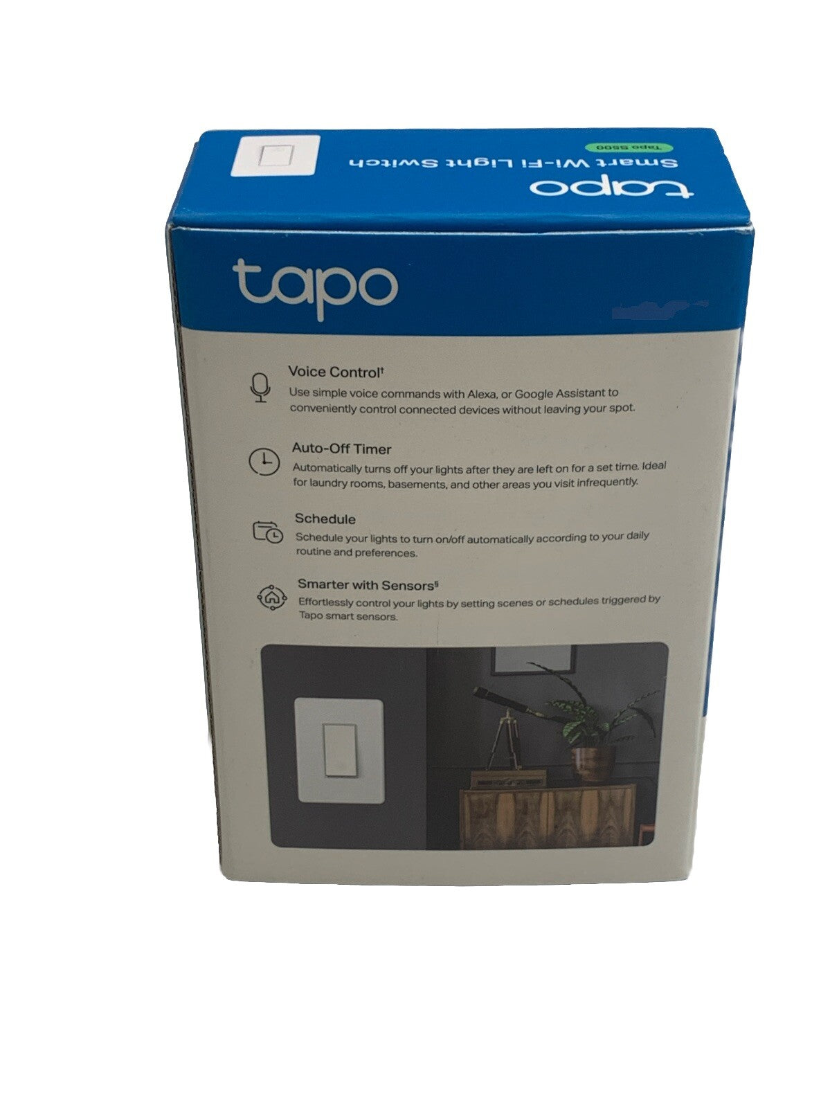 TP-Link Smart Light Switch, Single Pole Neutral Wire Required 2.4GHz Wi-Fi White