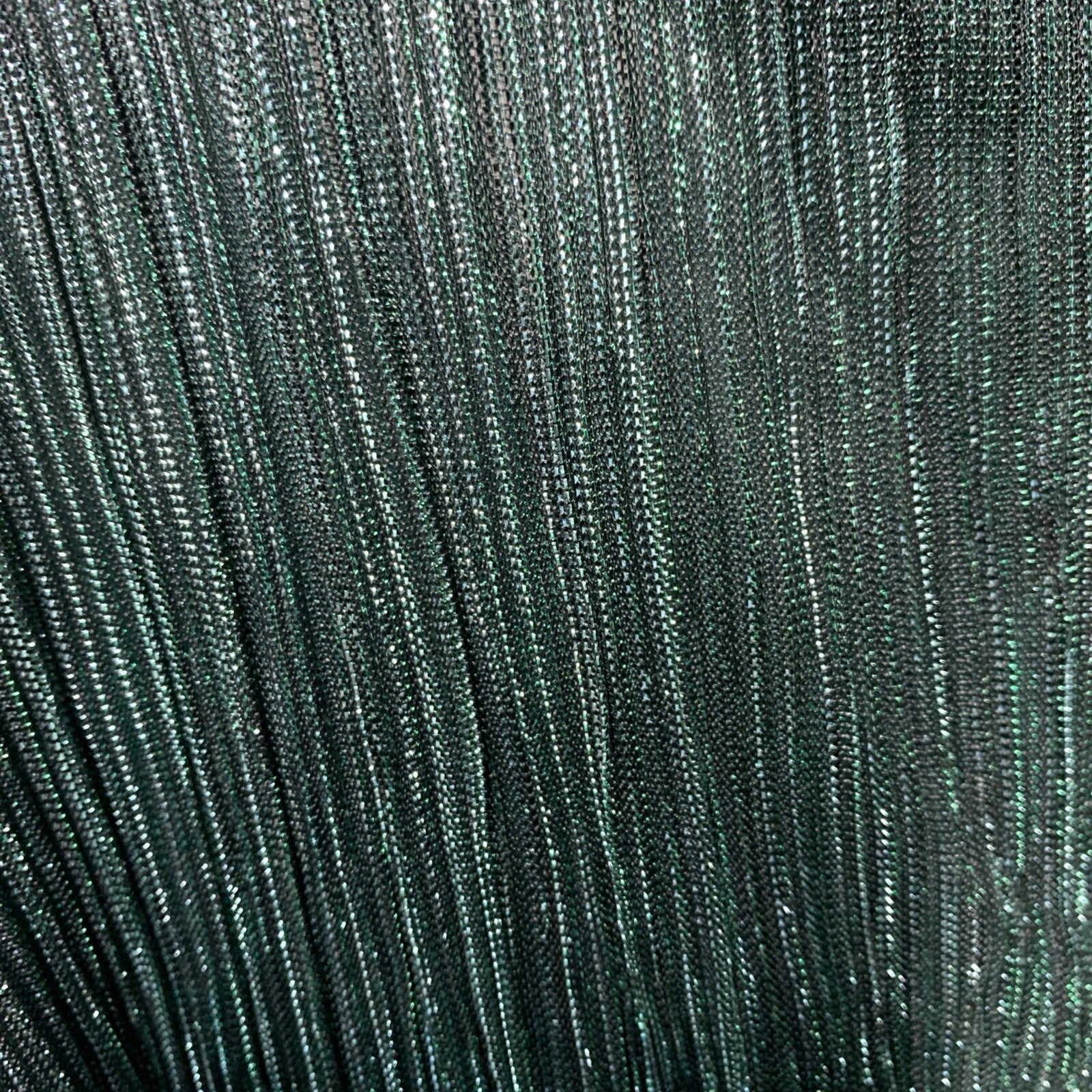 Adrianna Papell Women's Green Halter Crinkle Metallic Midi Dress 8 Green Pine