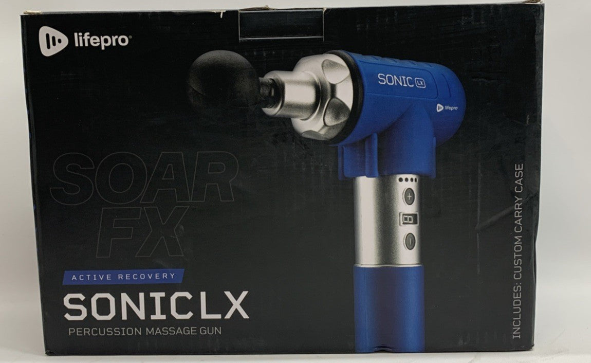 Sonic LX Athletic Heated Percussion Massage Gun Deep Tissue Portable Massager