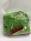 Men's Deluxe The Grinch Costume Suit 7pc Christmas Adult Santa Claus Mask Small