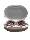 Rulefiss Q38 True Wireless Ear Hook Active Noise Cancelling Earbuds Rose Gold