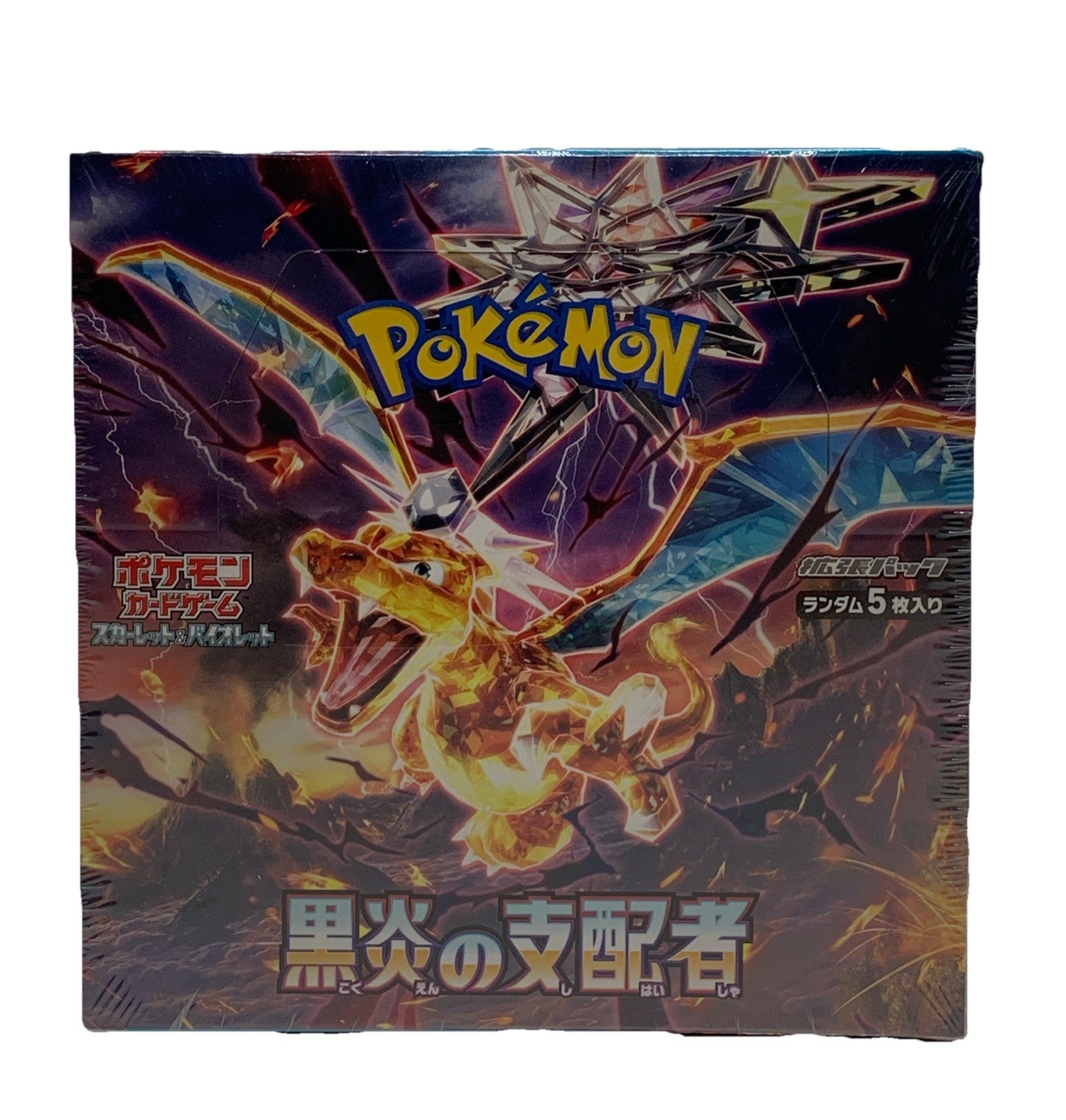 Pokemon Cards Game Ruler of the Black Flame Booster sv3 Sealed Box Japanese ver.
