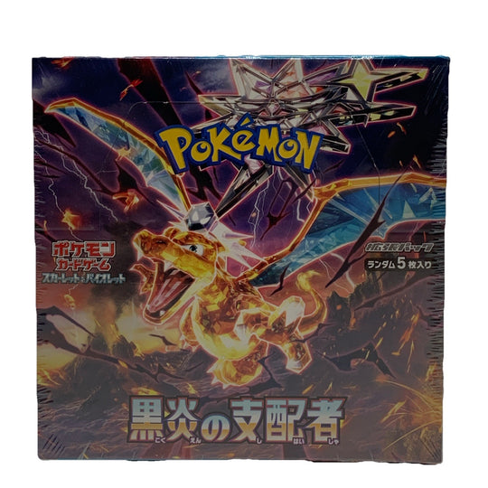 Pokemon Cards Game Ruler of the Black Flame Booster sv3 Sealed Box Japanese ver.