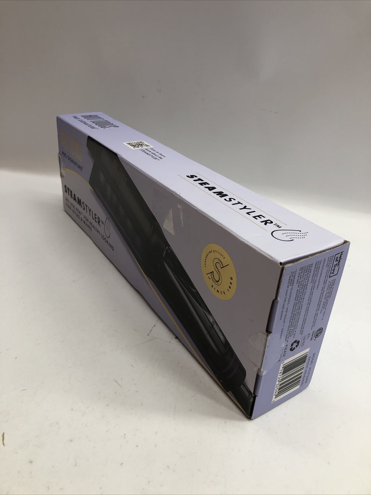 Hot Tools Pro HTST2594 Steam Styler Less Heat Silk Waves Hair Styles Flat Iron