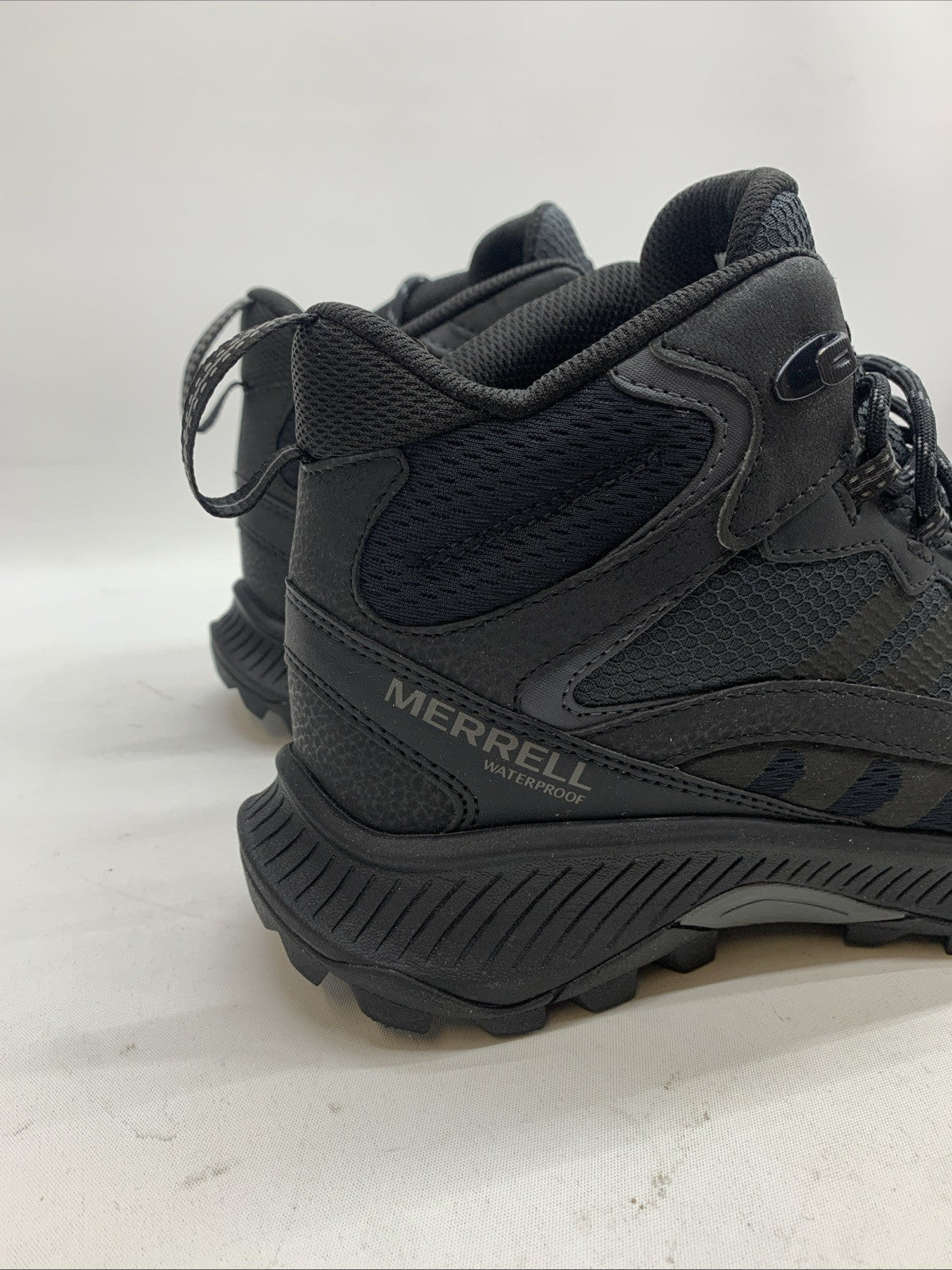 Merrell Men's Speed Strike 2 Mid Waterproof Hiking Shoe 8 Black Lace-up J037833