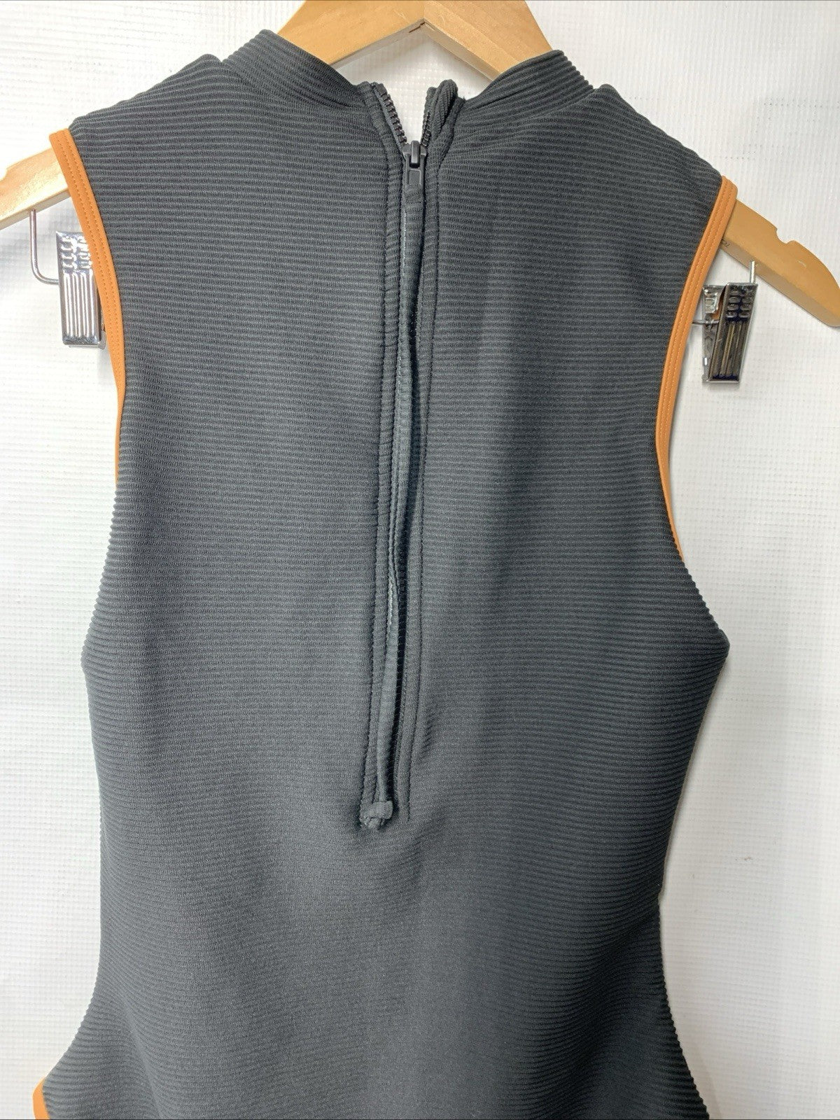 Billabong Tanlines high neck glider one-piece swimsuit for women, size medium, featuring a sleek, stylish design ideal for swimwear.
