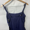 La Blanca Womens Island Goddess Shirred Side One Piece Swimsuit Swimwear Size 10
