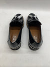 Franco Sarto Womens L-Carolynn Loafer Size 9.5 W Black Patent Platform Shoe
