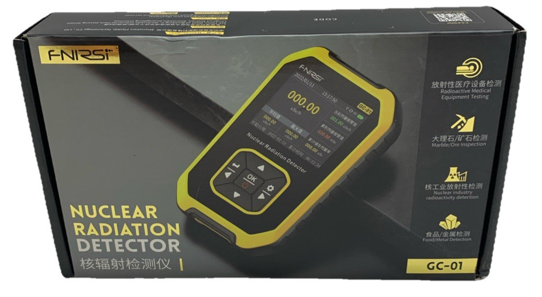 Geiger Counter Nuclear Radiation Detector GC-01 FNIRSI Radiation Dosimeter w/LCD