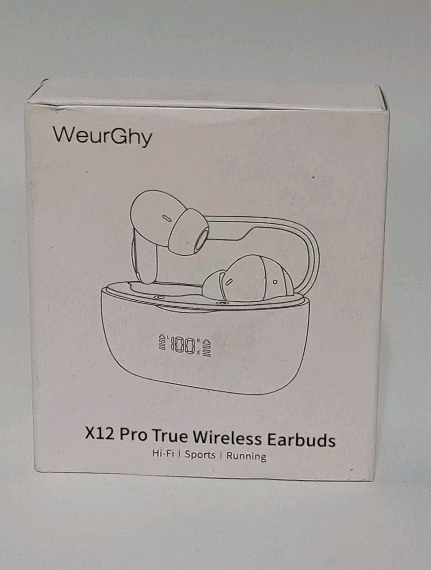 WeurGhy Audífonos Bluetooth X12 Pro True Wireless Earbuds Hi-Fi Sports Running
