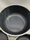 HexClad Hybrid Nonstick 6-Piece Pot Set 8, 3 & 2 Qt Pots with Cover Lids - USED