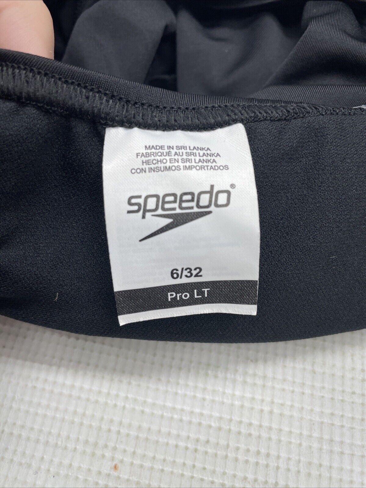 Speedo Women's Prolt Super Pro One Piece Swimsuit - Black One Piece Size 6/32