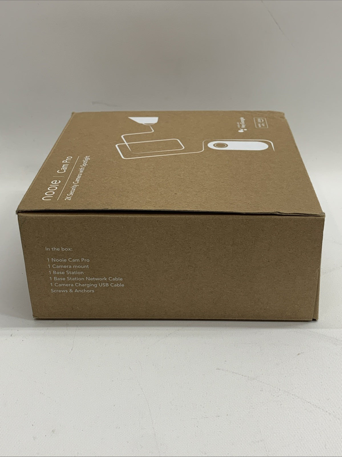 nooie Pro Cam, 2K Security Cameras Wireless Outdoor Spotlight Mic Night Vision