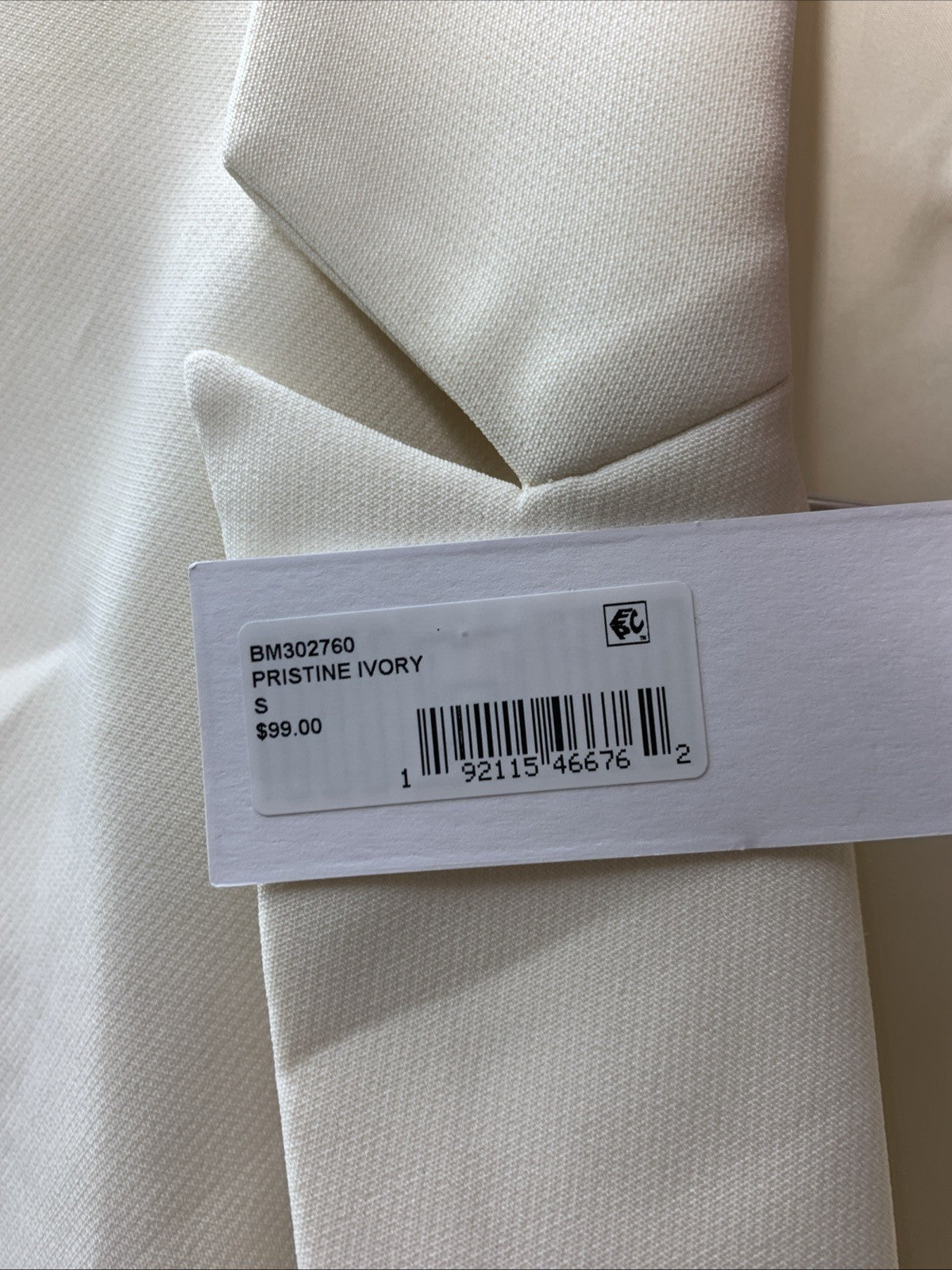 Steve Madden Women's Pristine Double-Breasted Isabella Blazer Size S Long Sleeve