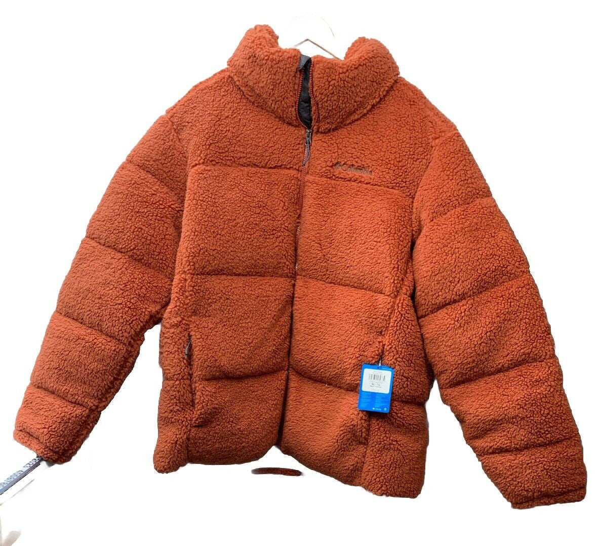 Men's Columbia Sportswear Insulated Puffect Sherpa Puffer Jacket Winter Size XL