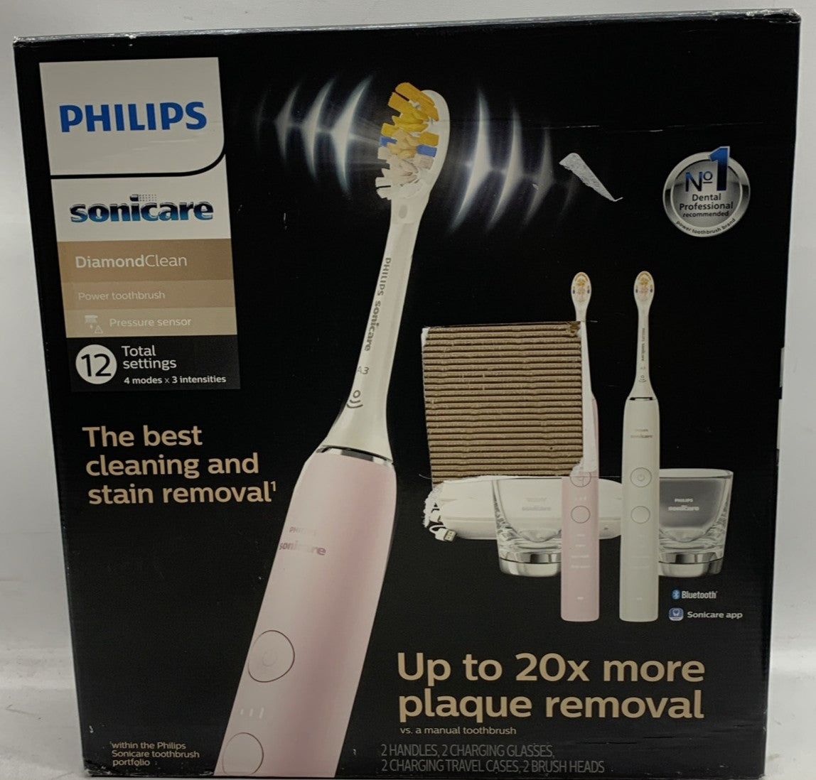 Philips Sonicare DiamondClean Smart Electric Toothbrush HX991W/HX991P - NO HEADS