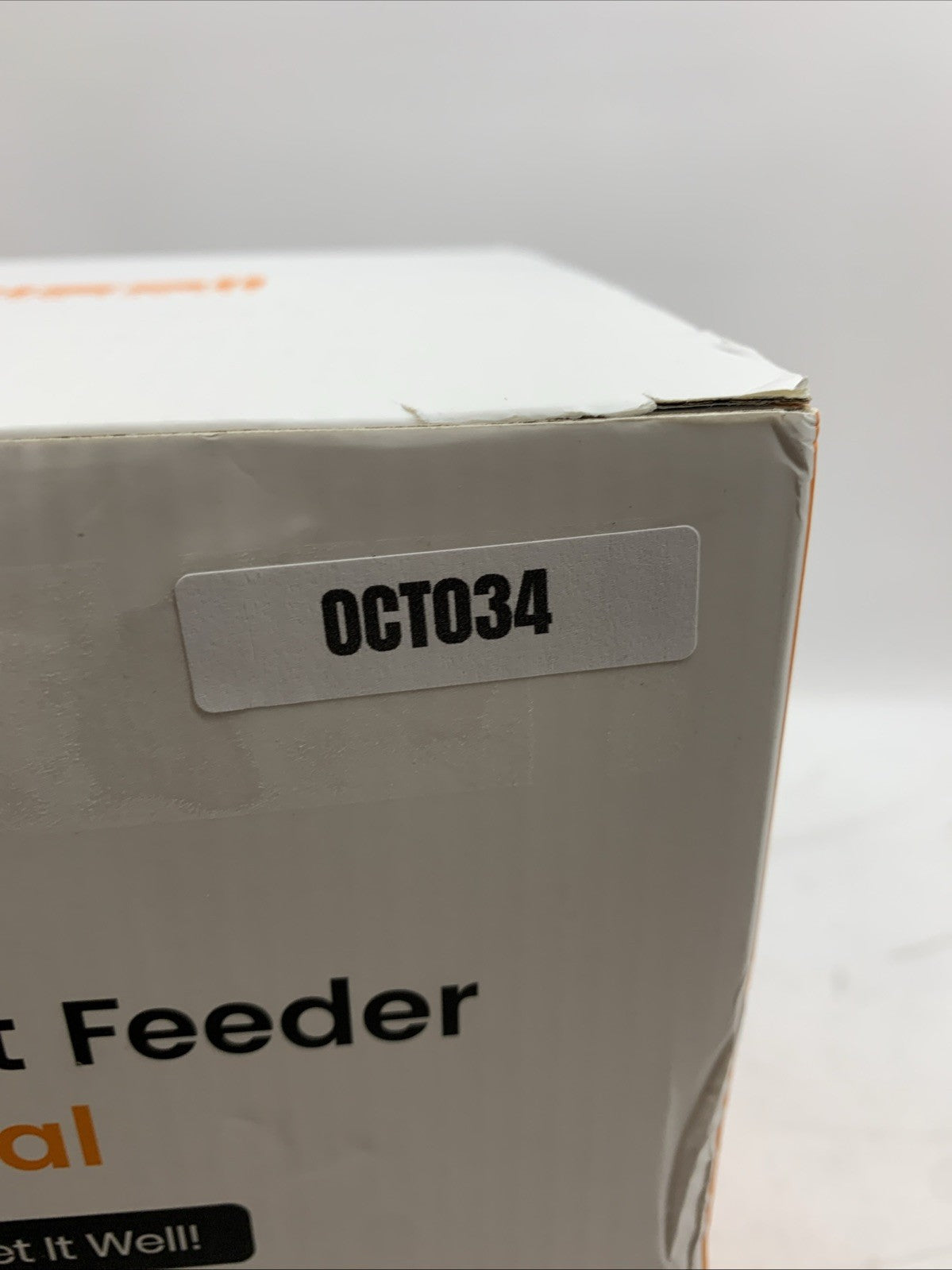 Oneisall Automatic Cat Feeder Automatic Food Dispenser Dry Food Indoor with Dial