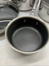 Deluxe 13 Piece Hybrid Ceramic Nonstick Stainless Steel Cookware Set Cooking