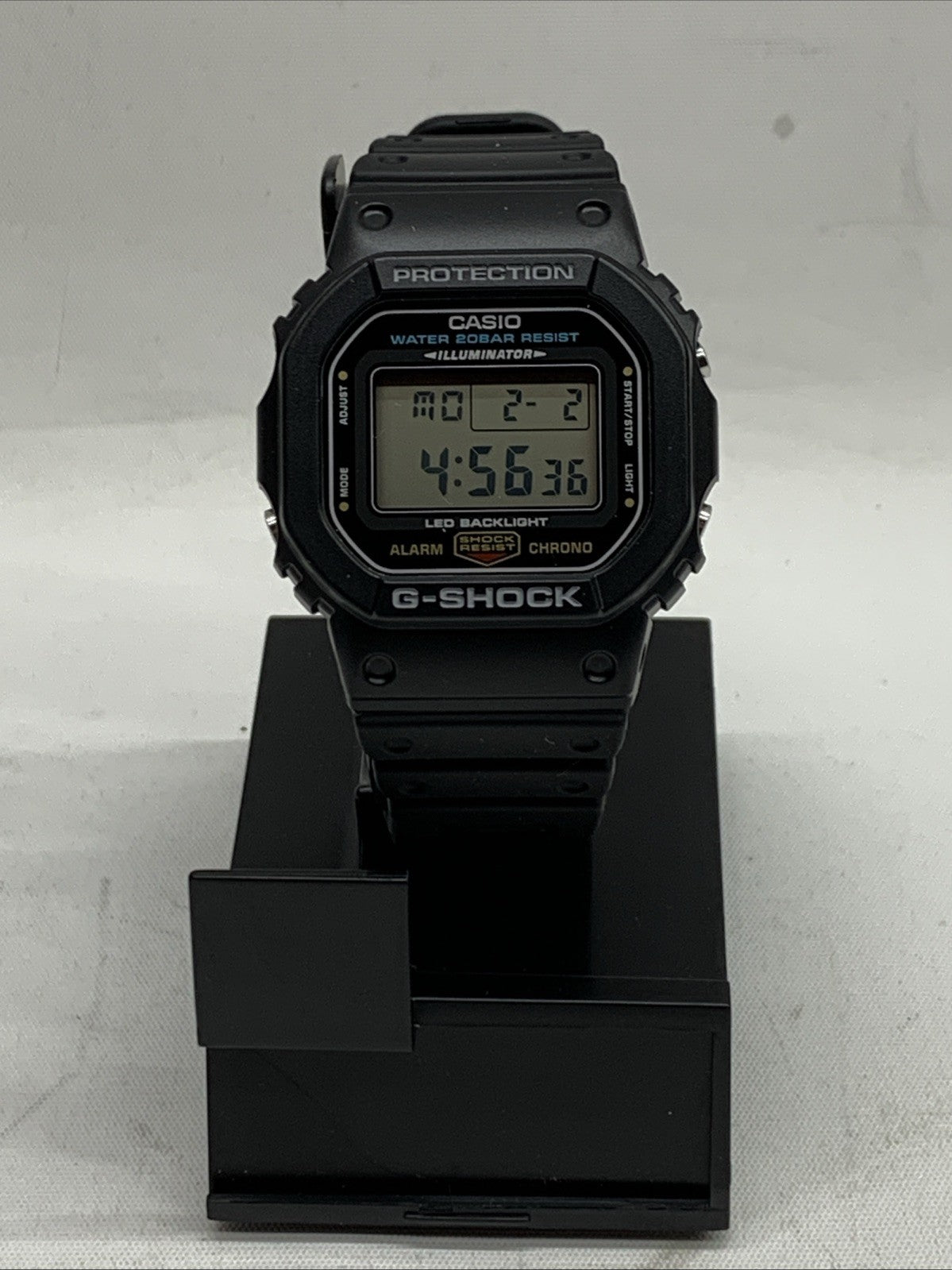 Casio G-Shock 3525-DW/5600UE Men's Digital Wristwatch Stainless Steel Back Black