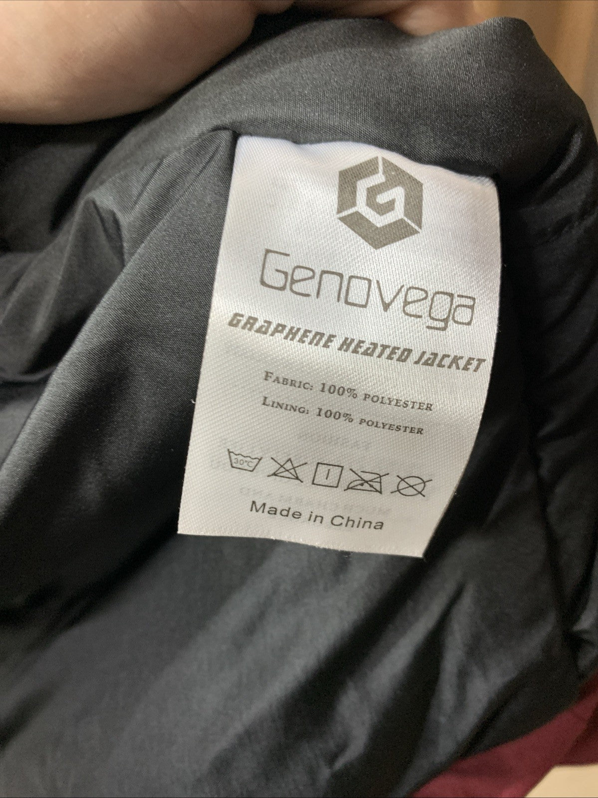 Genovega Graphene Heated Jacket Women Long Puffer Coat with Battery Pack Size L