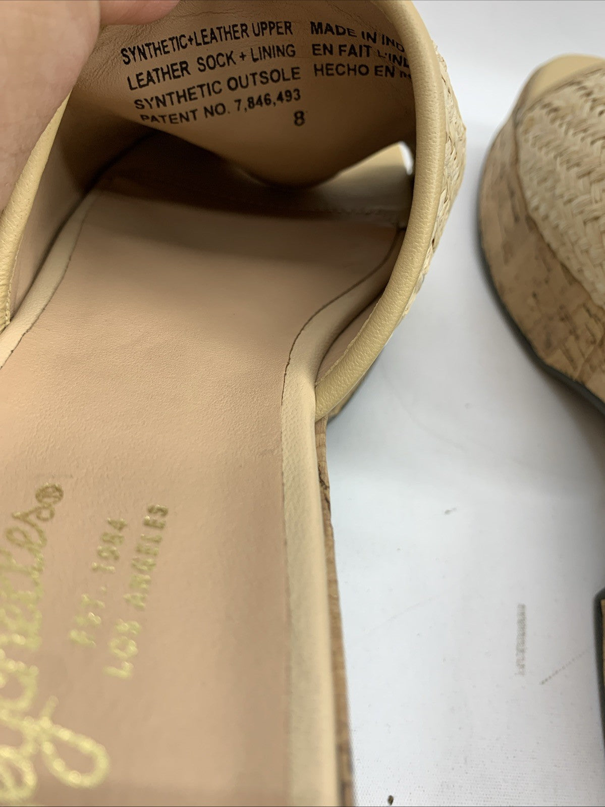 Seychelles Women's One of a Kind Platform Mule Sandal Natural Size 8 Open Toe