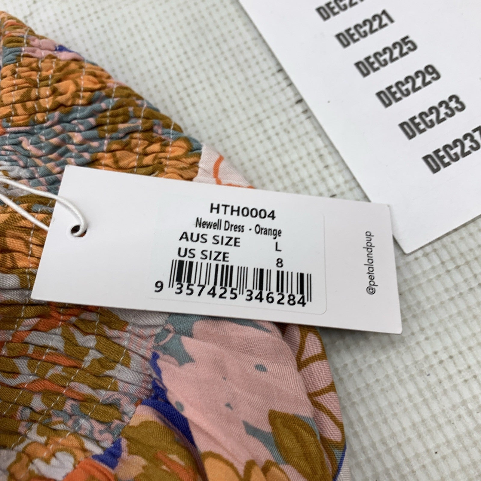 Petal + Pup Newell Dress Floral Halter Boho Romantic Event Sleeveless Size Large