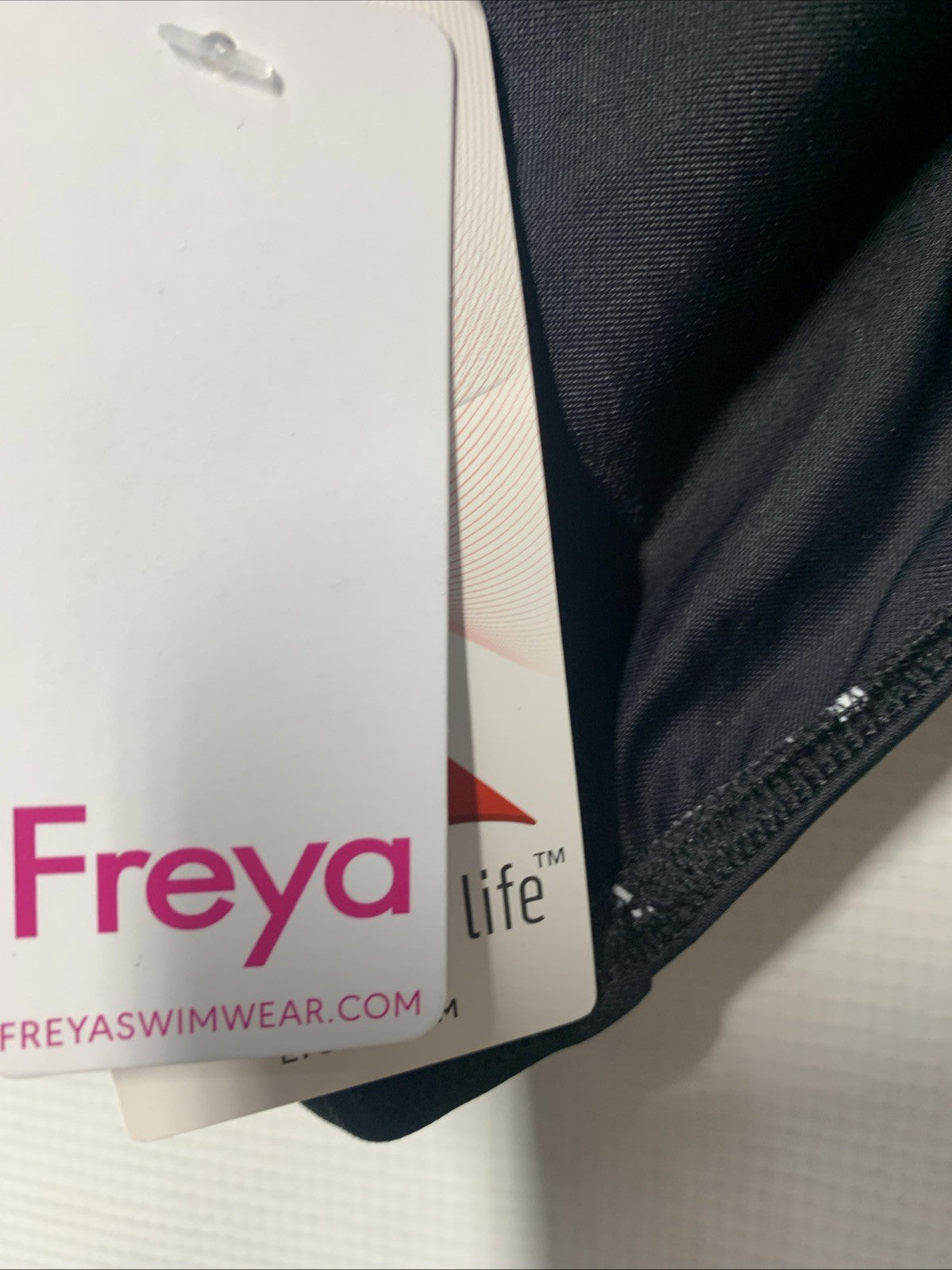 Freya Women's Jewel Cove Bikini Brief Black/White Underwear Swimwear Size Medium