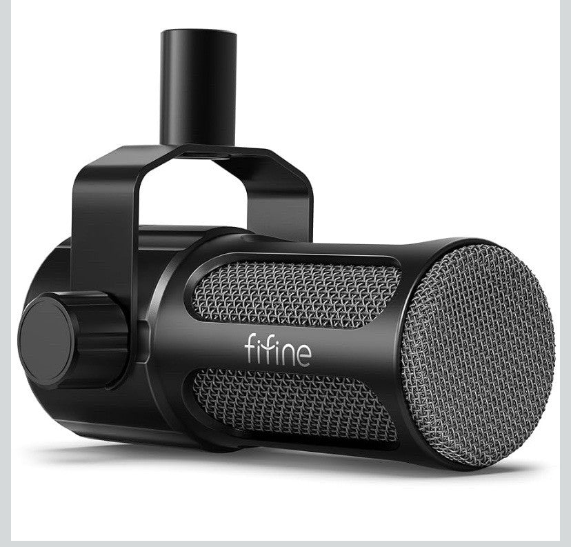 FIFINE Amplitank XLR Tank1 Microphone for Recording Podcast, Vocal, Streaming