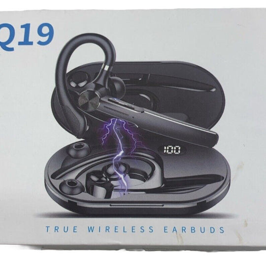 Bluetooth Headset V5.3, Wireless Bluetooth Earpiece with 500mAh Charging Case