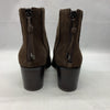 Sanctuary Women's Refine Ankle Boots Brown 552301 Size 7M Pull-on Block Heel