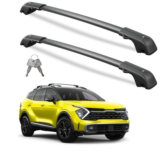 Lockable For KIA Sportage X-pro X-line 2023 2025 Roof Rack Cross Bar Roof Rail
