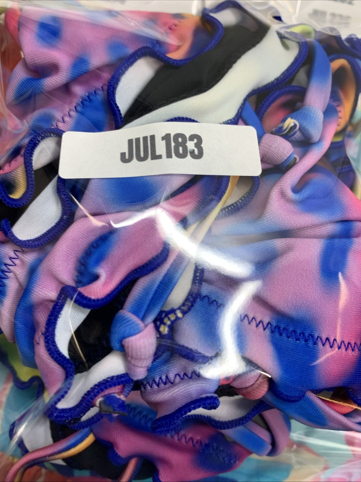 RELLECIGA Women's Leopard Wavy Triangle Bikini Set Brazilian Style Size Large