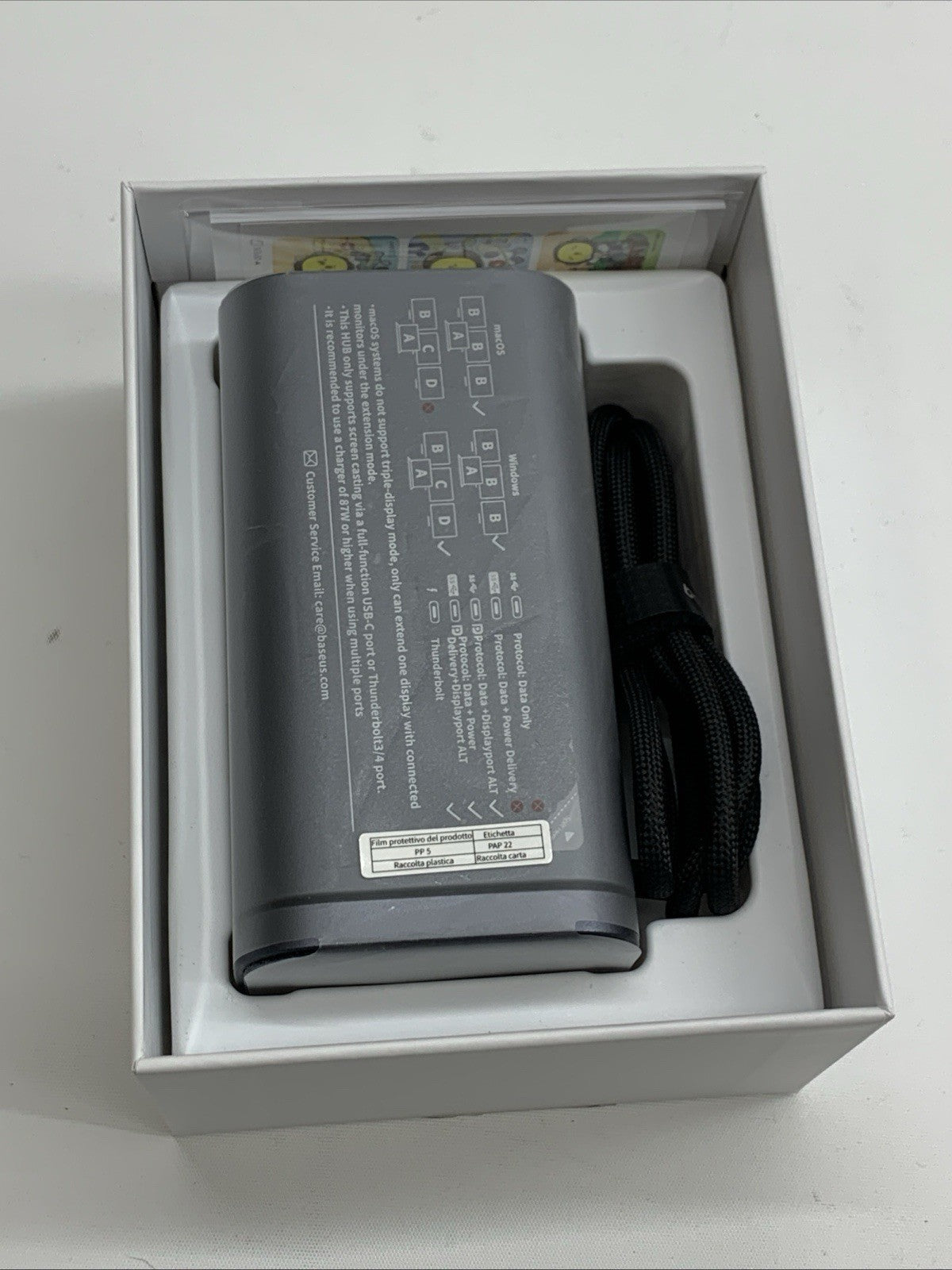 Baseus Docking Station, 11 in 1 Laptop Docking Station with 2 HDMI&DP, 3 USBA/C