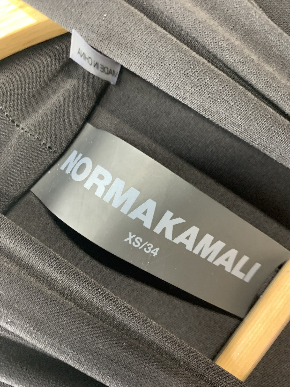 NORMA KAMALI Slim Fit Long Sleeve Turtleneck Dress To Knee Size XS/34 Black