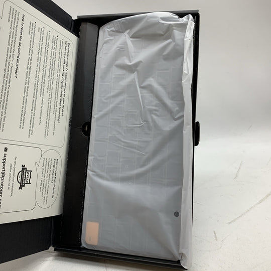 ProtoArc Backlit Compact Wireless Keyboard for Mac, K90-A Bluetooth Keyboard, Mu