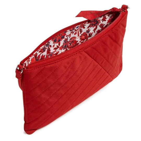 Vera Bradley Women's Outlet Recycled Cotton RFID Convertible Wristlet Bag Red