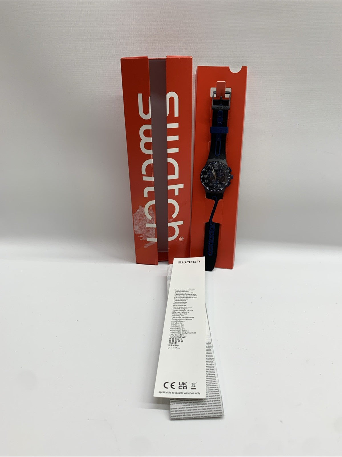 Swatch Men's Swiss Homme Quartz Chronograph SR936SW Water Resistant 4 Jewels